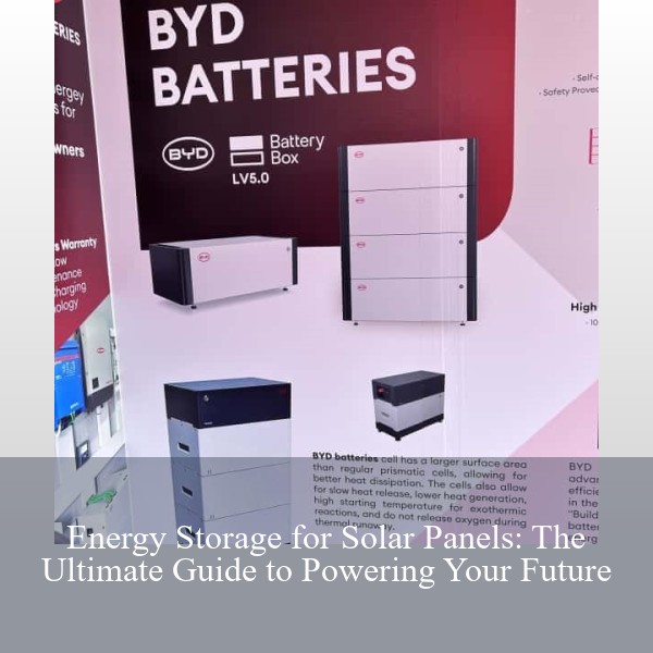 Energy Storage for Solar Panels: The Ultimate Guide to Powering Your Future